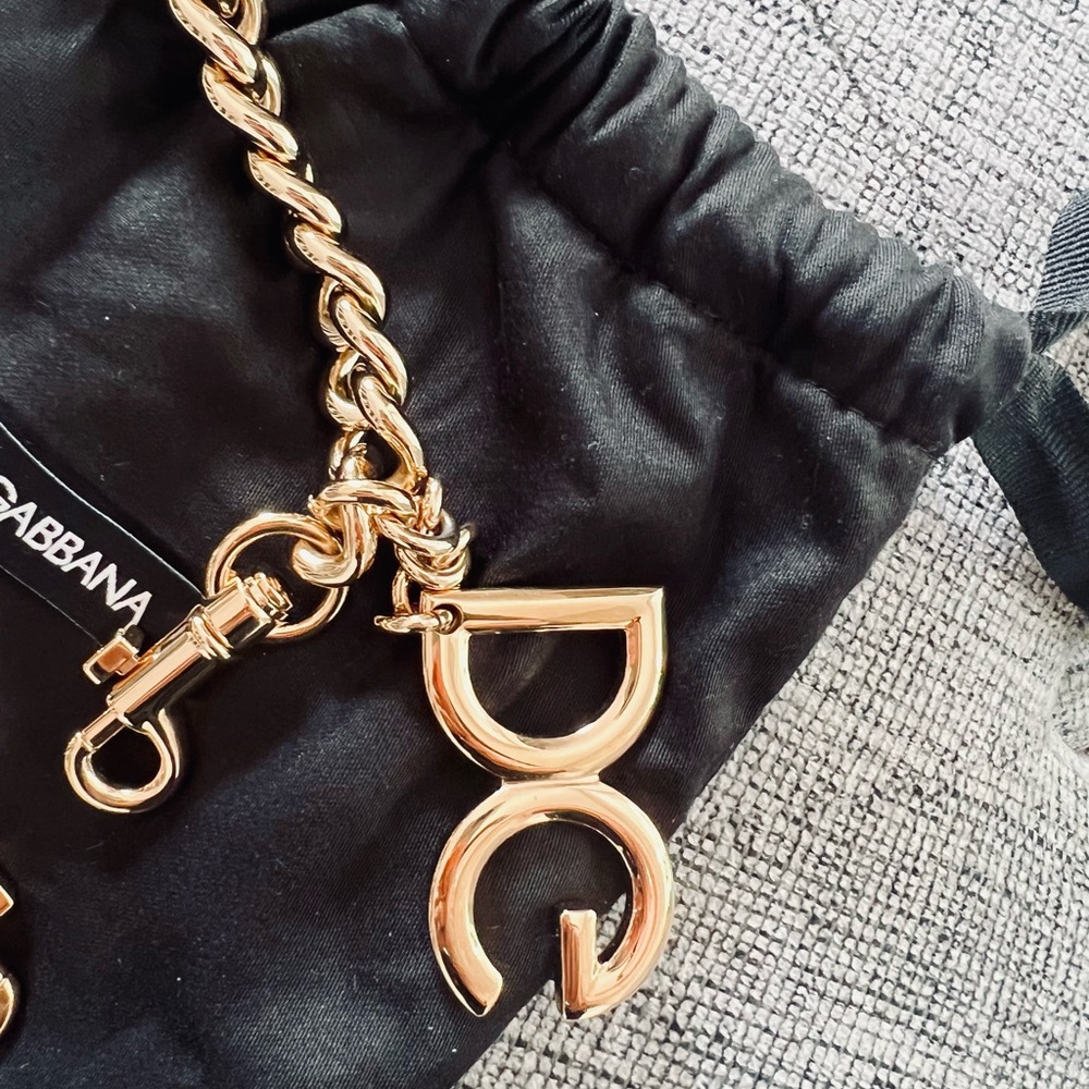 Dolce & Gabbana Pink and Gold Chain Bag - Picture 4 of 8